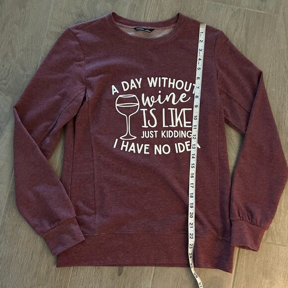 Women's Shirt Wine Size Medium Maroon NWOT - Picture 1 of 5